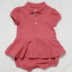 Ralph Lauren Classic Baby Girl Romper